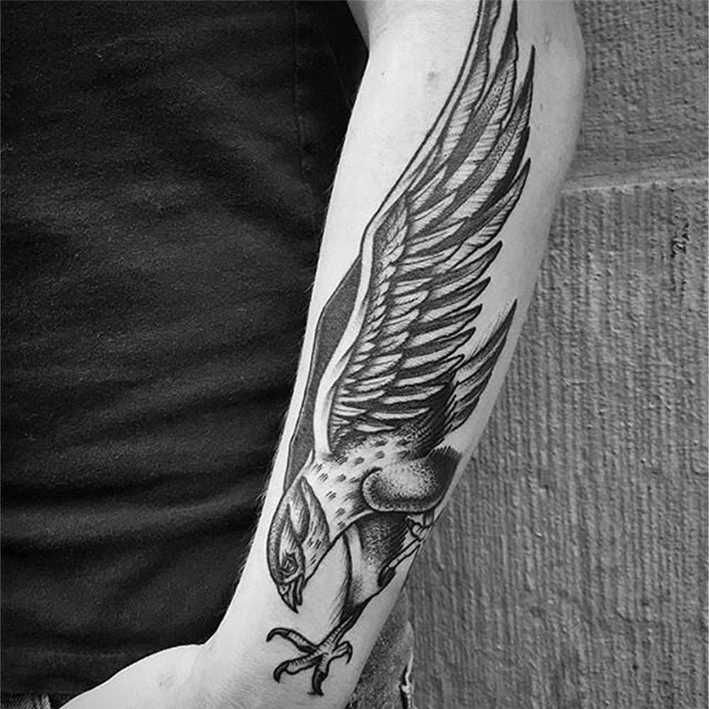 hawk tattoo on chest