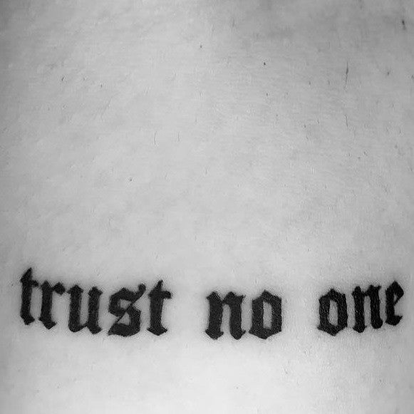 trust and believe tattoo design