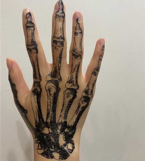 skeleton hand tattoo drawings