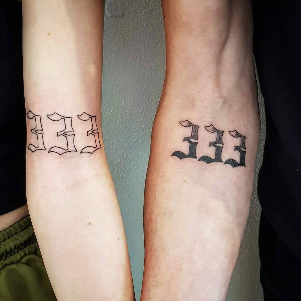 What does the tattoo '33' or '333' mean? I've seen this around a few times,  is there some meaning behind it? - Quora