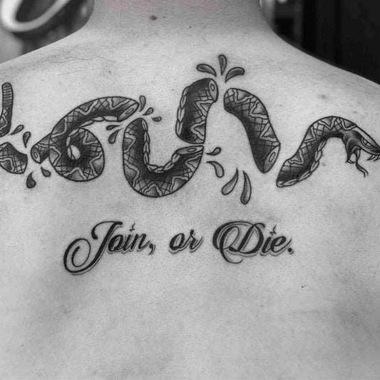 Join or Die Tattoo