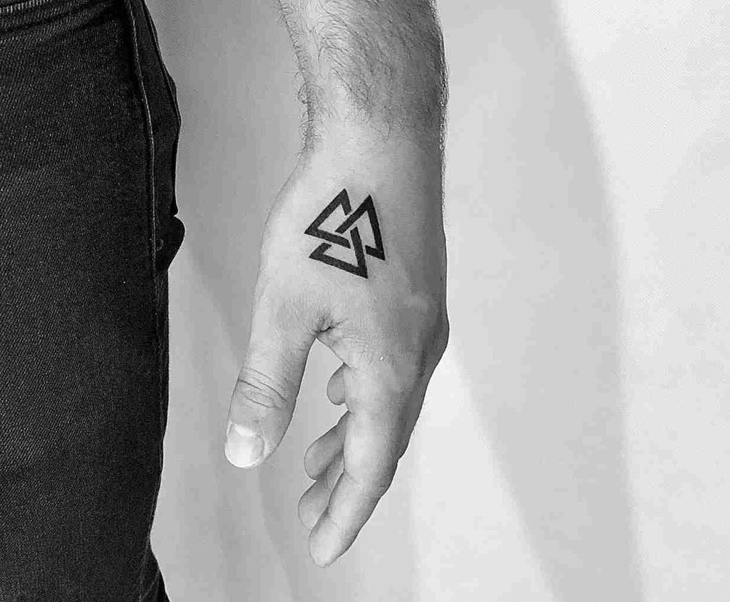 100 Triangle Tattoo Designs, Ideas and Meanings | Triangle tattoo design, Triangle  tattoos, Triangle tattoo