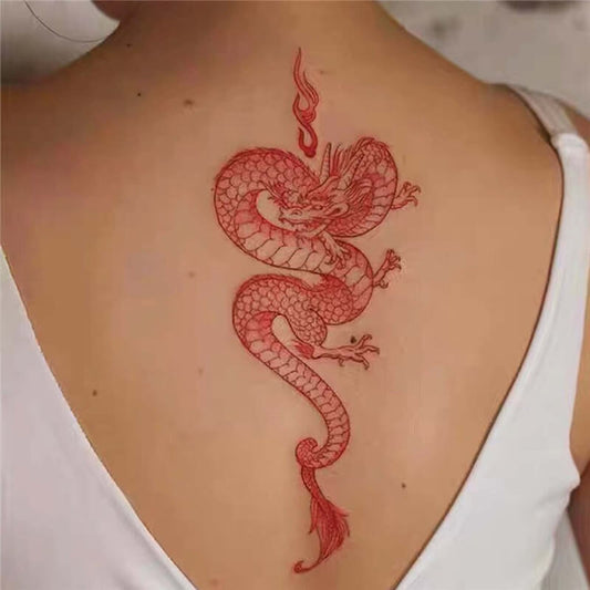 Dragon Tattoo Sketch for Woman Dragon Tattoo Design Female D - Inspire  Uplift