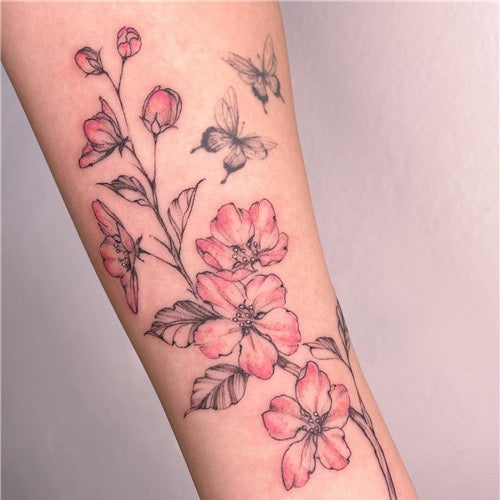 67 Cherry Blossom Tattoos: Meanings, Designs and Ideas