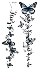 Butterfly Quotes Spine Tattoos