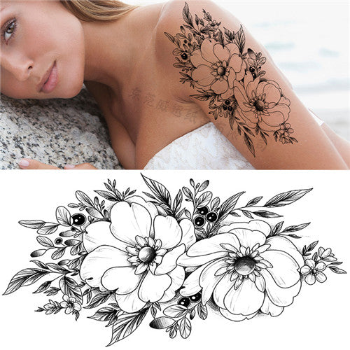 Dainty Flower Temporary Tattoos