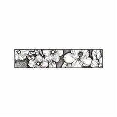 Flower Armband Temporary Tattoo