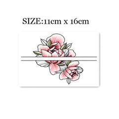 Flower Armband Temporary Tattoo