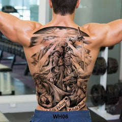 Samurai Full Back tattoo