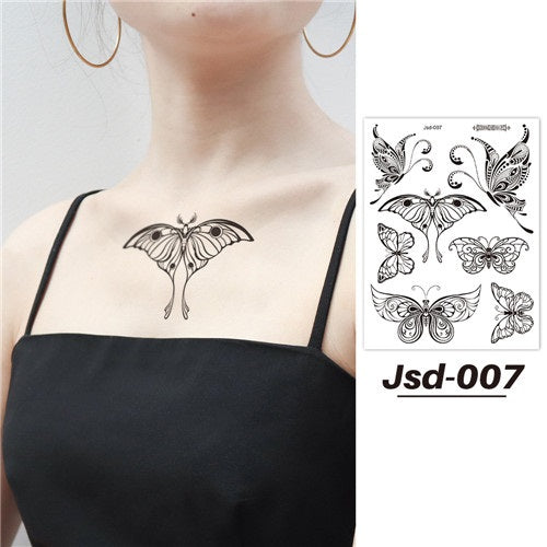 Small Moth Tattoos 