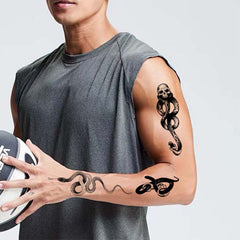 Snake Arm Temporary Tattoo