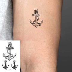 Small Anchor Temporary Tattoo