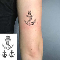 Small Anchor Temporary Tattoo