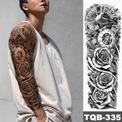 Arm Sleeve Temporary Tattoo