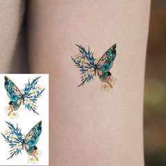 small butterfly sister temporary tattoos