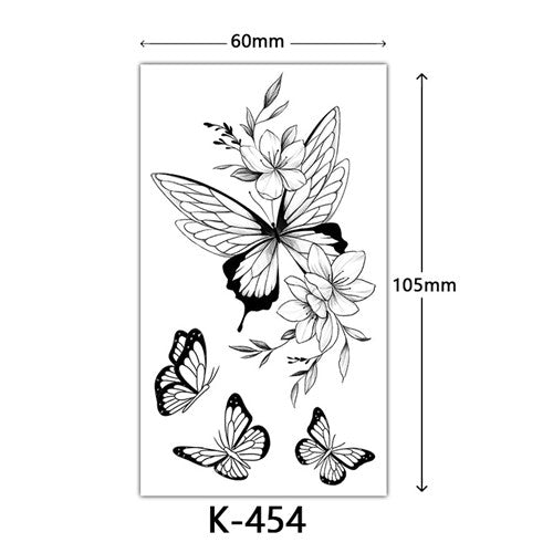 butterfly temporary tattoos