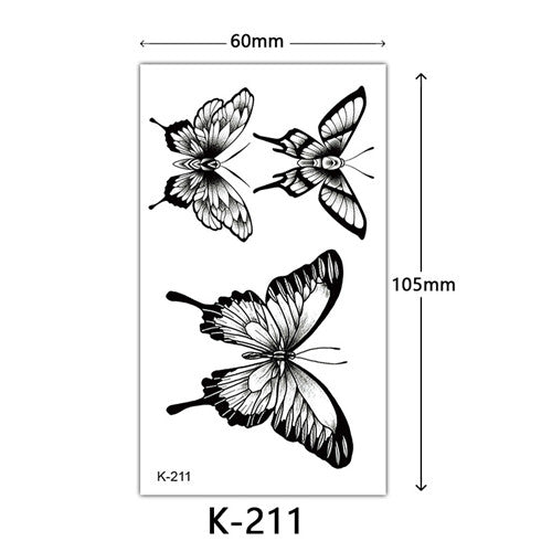 butterfly temporary tattoos (2)