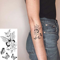 small butterfly temporary tattoos