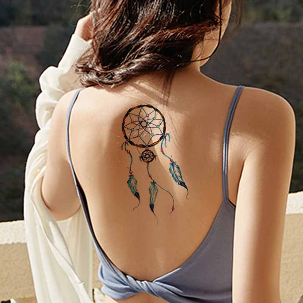 Crystal Dreamcatcher Temporary Tattoo | Tattoo Icon – TattooIcon
