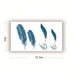 Feather Temporary Tattoo