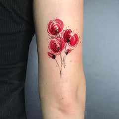 Blossoming Spider Lily Flower Tattoo