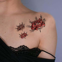 Japanese Spider Lily Flower Tattoo