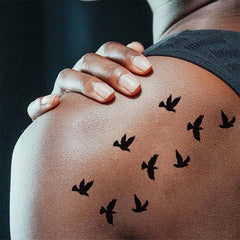 Flying Bird Temporary Tattoo