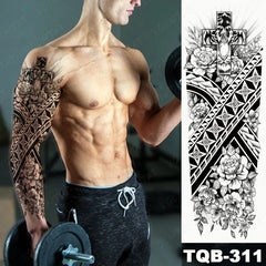 Full Sleeve Temporary Tattoos