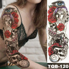 Full Sleeve Temporary Tattoos for Women