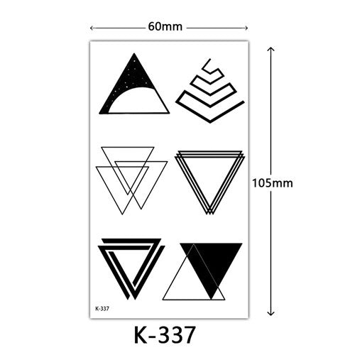 Geometric Triangle Tattoo