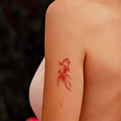 Goldfish Temporary Tattoo