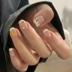 hello kitty press on nails short