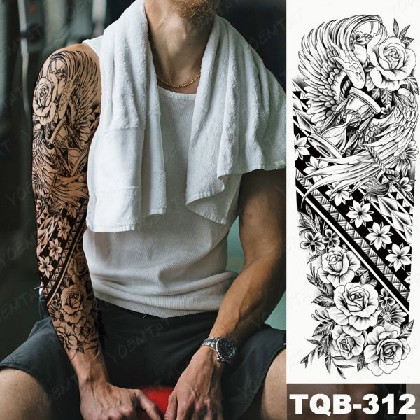 Long Lasting Temporary Tattoo Sleeve