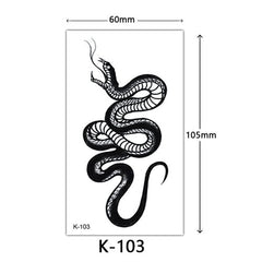 Minimalist Snake Tattoo