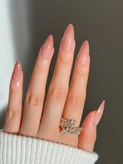 Nude Almond Press On Nails