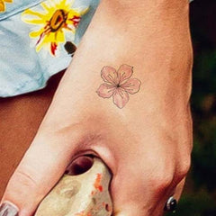Petal Flower Temporary Tattoo