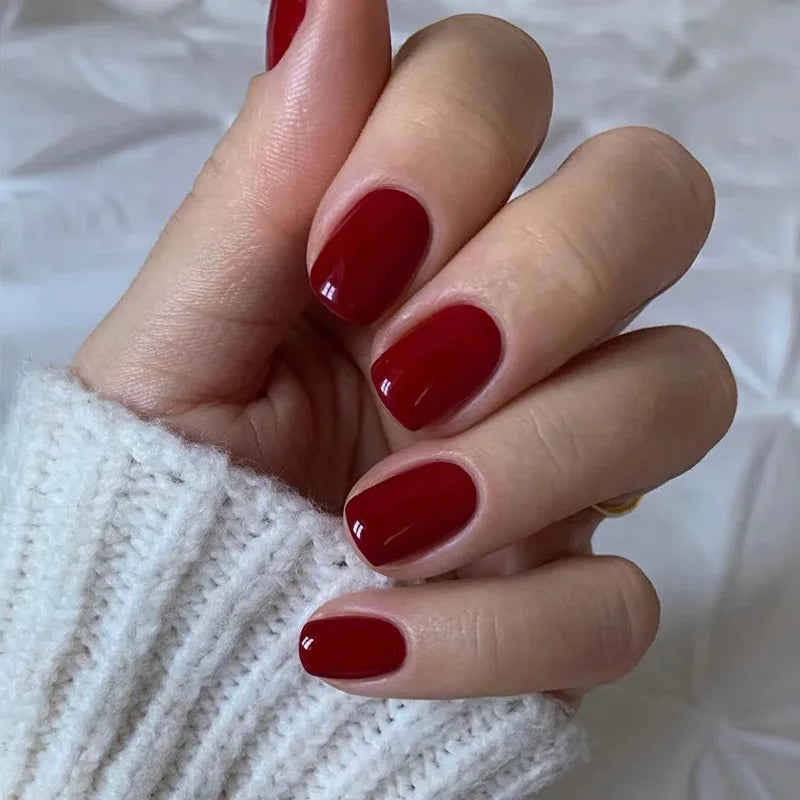 short red press on nails