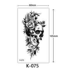 skull temporary tattoos (2)