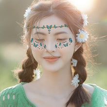 Load image into Gallery viewer, Small Butterfly Temporary Face Tattoo 
