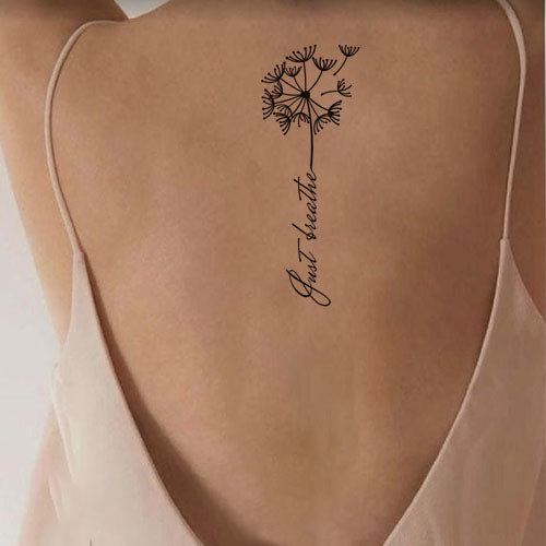 Dandelion Spine Tattoos
