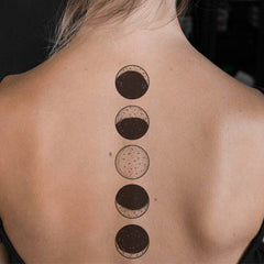 Moon Spine Tattoos