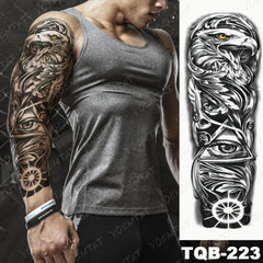 Temporary Sleeve Tattoos Male