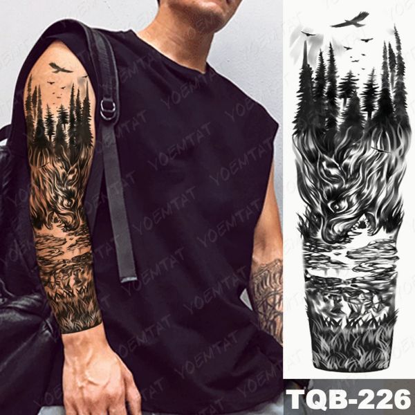 Tree Sleeve Temporary Tattoos
