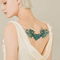 Wing Feather Temporary Tattoo