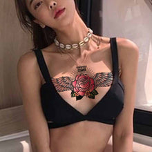 Load image into Gallery viewer, Rose Underboob Tattoo

