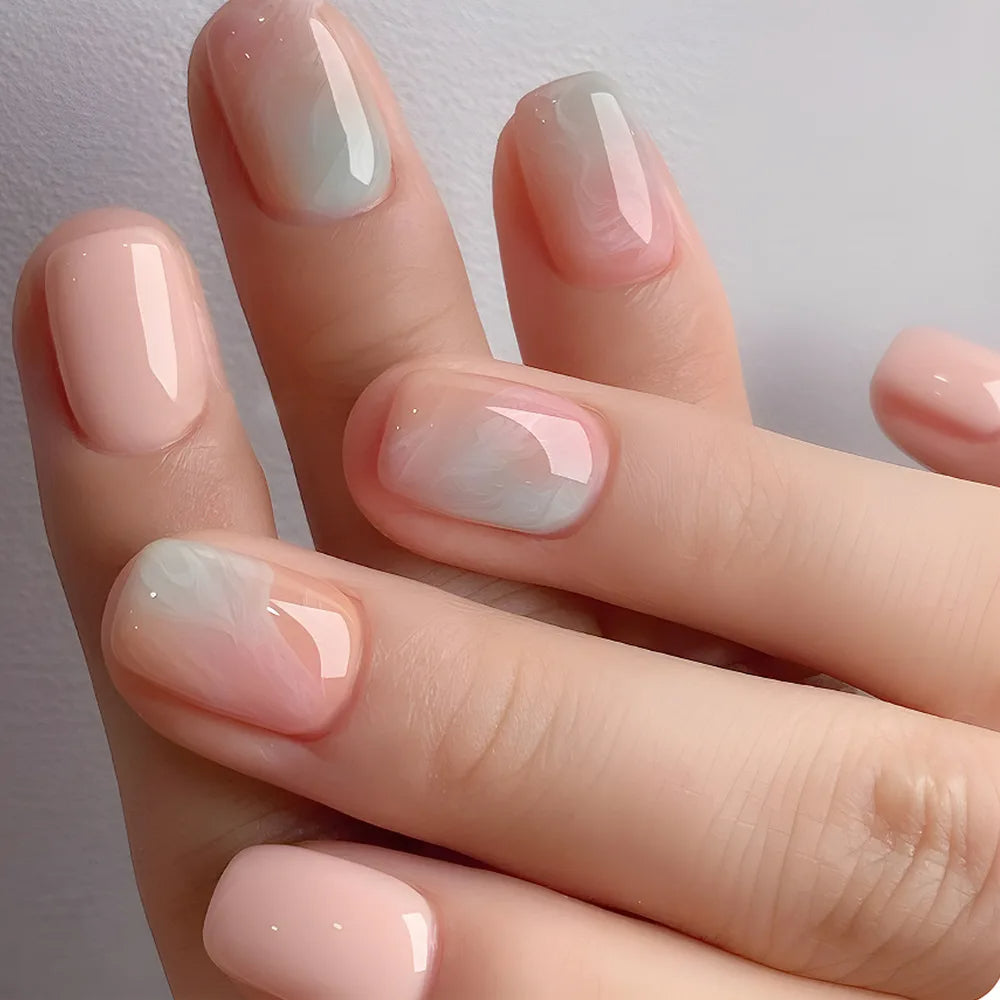 very short press on nails