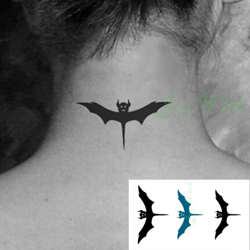 Bat Temporary Tattoo