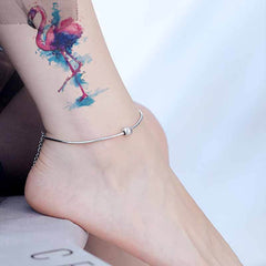 Watercolor Crane Tattoo