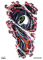 Color Biomechanical Temporary Tattoo