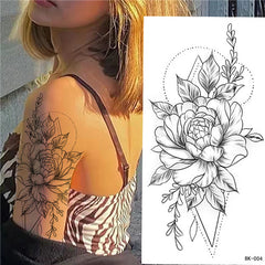 Arm Flower Temporary Tattoos